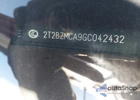 2016 Lexus Rx 350 F Sport z USA, uszkodzony, nr VIN 2T2BZMCA9GC042432